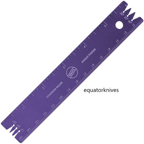 KNF00020 Ruler with Knife Angle Finder