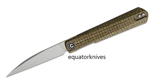 CIVC210193 Clavi Linerlock Green Micarta