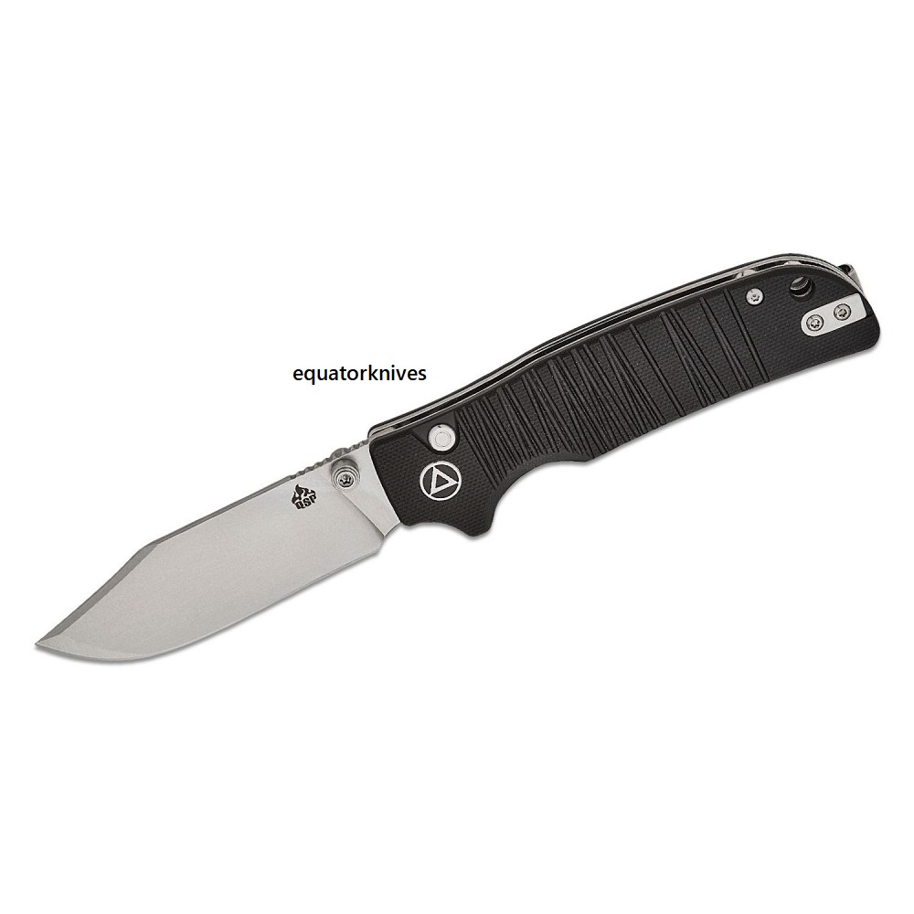 QS159B1 Kali Button Lock Black G10